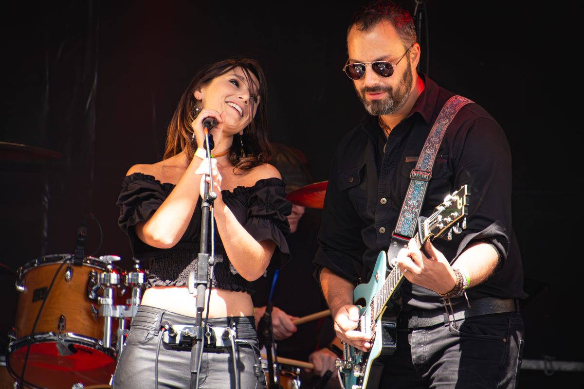 Wild Away en concert en plein air